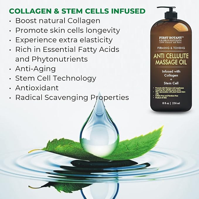 First Botany, Anti-Cellulite Massage Oil Infused - Image 2