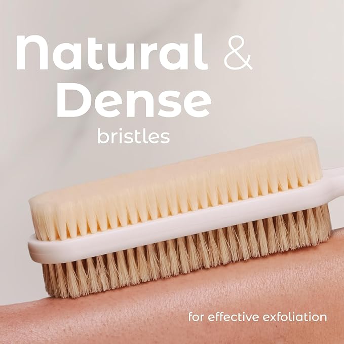 MainBasics Back Scrubber for Shower, Long Handle Body Brush - Image 3