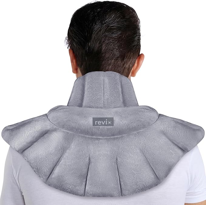 REVIX Microwavable Heating Pad for Neck Shoulders and Back, Microwave Heated by Feelbetterlivebetter