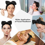 Ondder Black Spa Headband for Women and Girls - Image 3