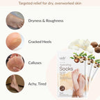 Epielle Hydrating Foot Mask 6 Pairs, Relieve and Soften - Image 4