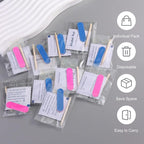 SUTOKAKA 20Pcs Press On Nail Tools Kit, Disposable 4-in-1 Nail Prep Application - Image 3