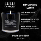 Lulu Candles | Apple Maple Bourbon Candle | Smells Like Fall | Luxury Scented - Image 2