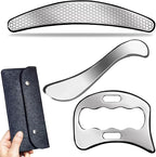 3 in 1 Professional IASTM Massage Tool Set, Stainless Steel Muscle Scraper by GYXCOELEIASTMTOOL
