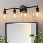 Bathroom Light Fixtures, 4-Light Modern Bathroom Vanity Light, Adjustable by Yezgge