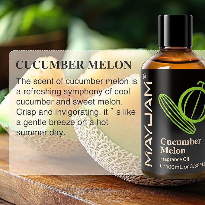MAYJAM 100ML/3.38FL.OZ Cucumber Melon Fragrance Oils - Image 3