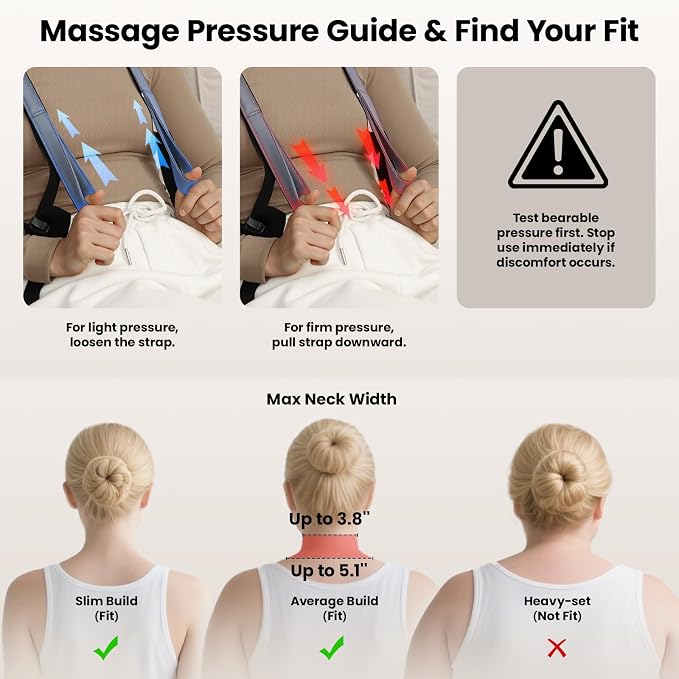BOB AND BRAD iNeck Pro Cordless 4D Shiatsu Neck Massager - Image 3