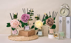 Cocorrina Reed Diffuser Set, Flower Reed Diffuser Black Forest 6.7 oz, Scented - Image 7
