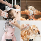 Hair Scalp Massager Shampoo Brush Hair Scrubber Washing Brush Silicone Scalp - Image 4