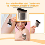 Self Tanner Brush for Face and Body, Kabuki Foundation Brush for Flawless Leg - Image 4
