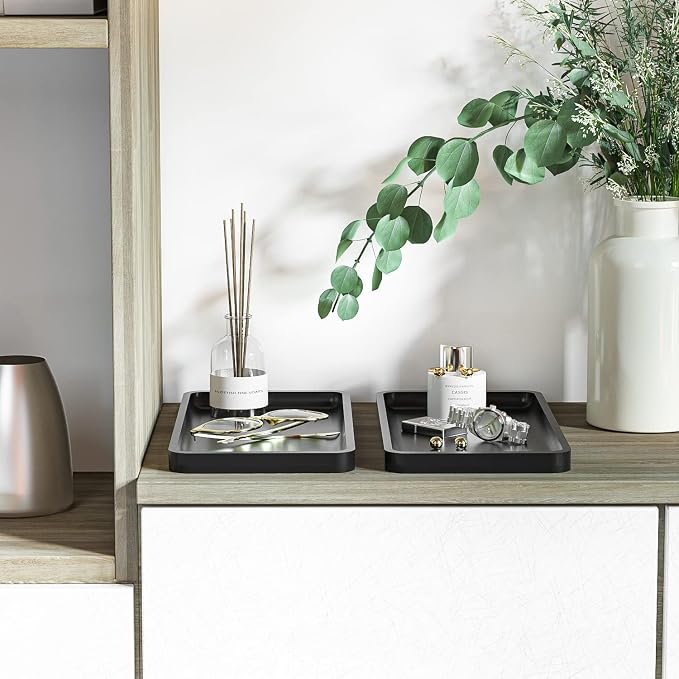 Weenson Bathroom Vanity Trays for Countertop Toiletries Decor Candle Perfume - Image 3