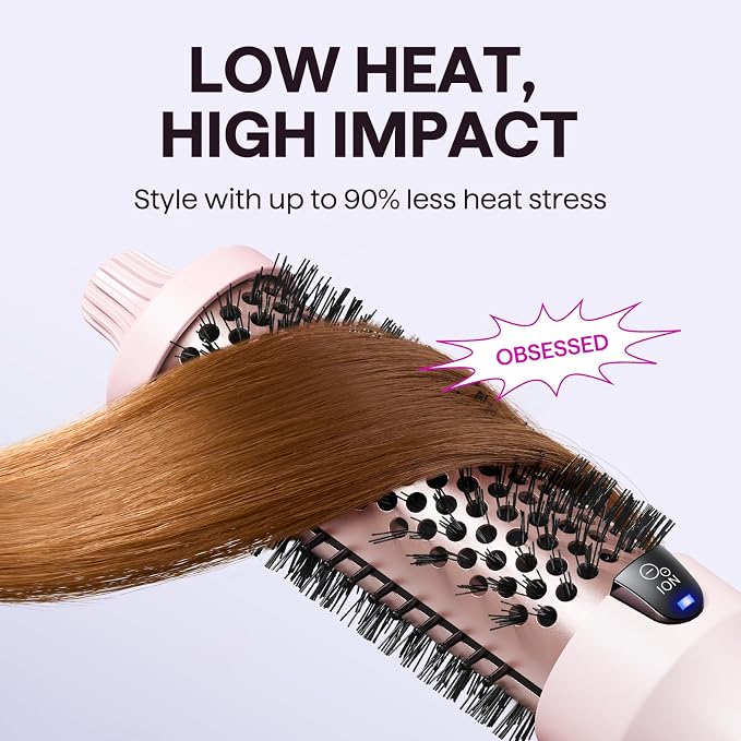 Wavytalk Thermal Brush, Blowout Boost 1.5 inch Heated Round Brush - Image 6