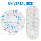 6 PCS Shower Caps for Women, Double Side Waterproof Shower Cap, Reusable - Image 4