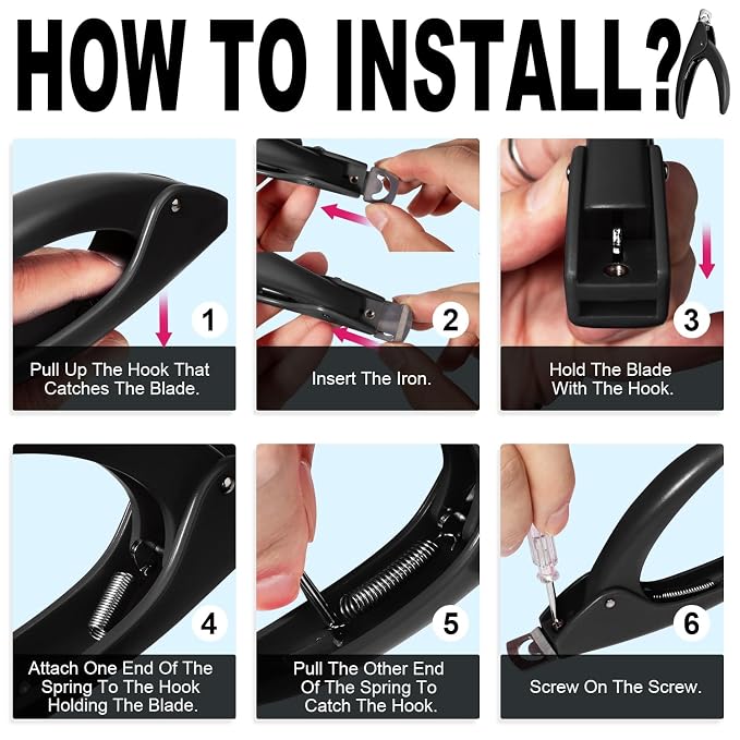 Black Adjustable Nail Clippers - Image 7