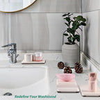 NiuYichee 2 Pcs Water Absorbing Stone Trays, Kitchen/Bathroom Sink Soap Dish - Image 6