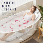 Full Body Bath Pillow for Bathtub, Thick Bathtub Cushion, Luxury Tub Pillow for - Image 3