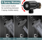Taiker Filtered Shower Head, High Pressure Rainfall Shower Head/Handheld Shower - Image 2