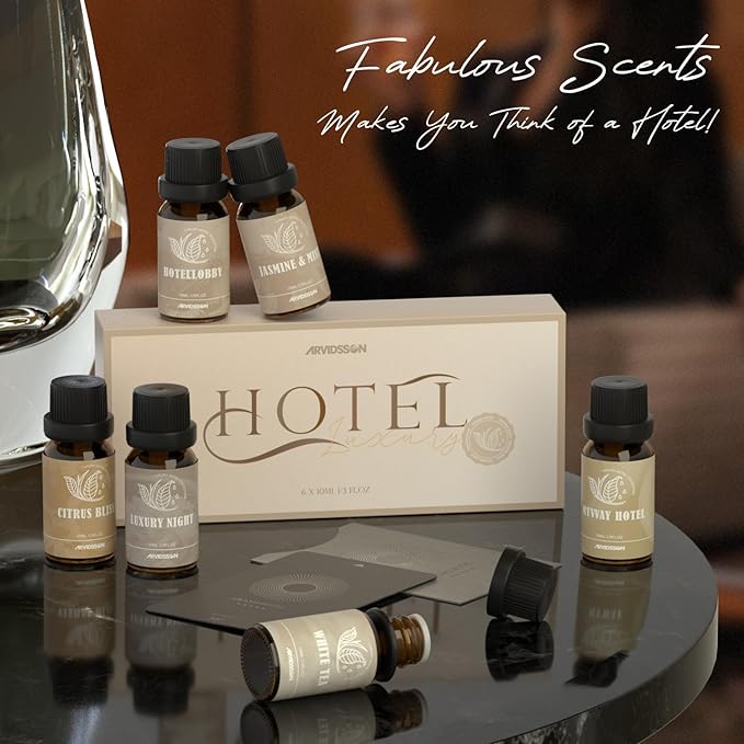 ARVIDSSON Hotel Diffuser Oils Gift Set, Hotel Essential Oils - Image 2