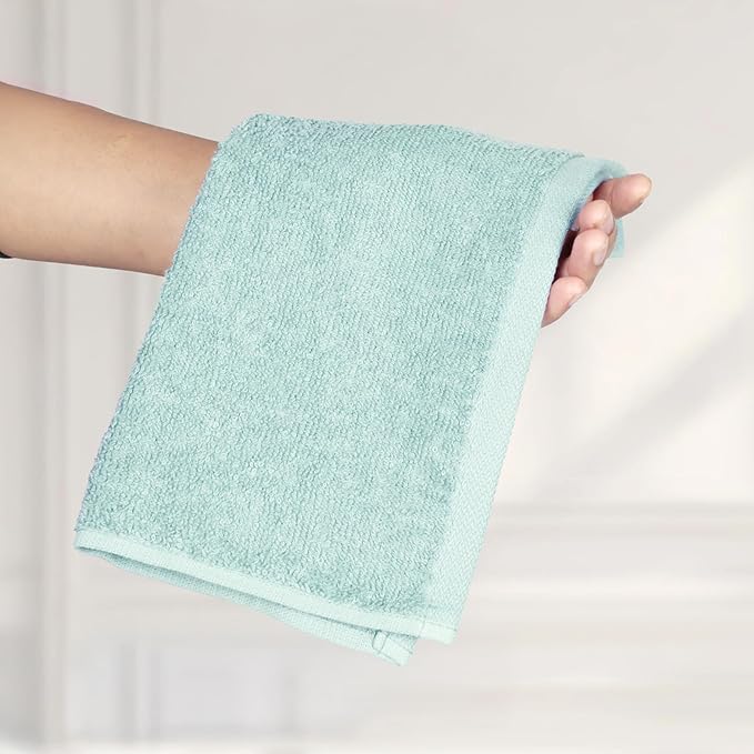 Amazon Basics Highly Absorbent, Soft & Durable 100% Cotton Washcloths - Image 6