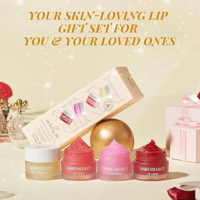 ANRCOLLECT Lip Mask Overnight Set, Revives & Nourishes Gift Set - Image 2