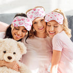 Cuffbow 6 Pack Plush Sleep Mask Set, Cute Plush Eye Masks - Image 6