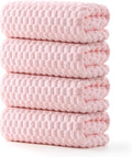 REDKISS 4 Pack Pink Microfiber Bath Towels by REDKISSOnline
