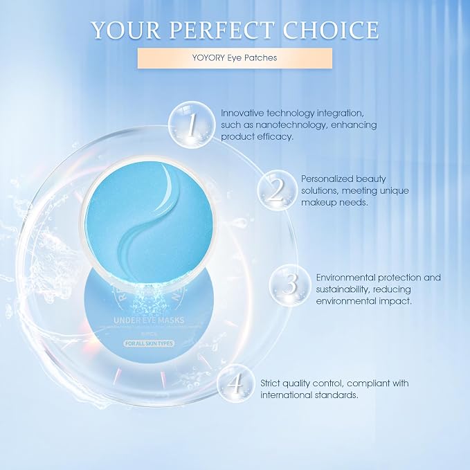 Under Eye Patches for Dark Circles & Puffy Eyes- 60 Hydrogel Eye Mask Patches - Image 5