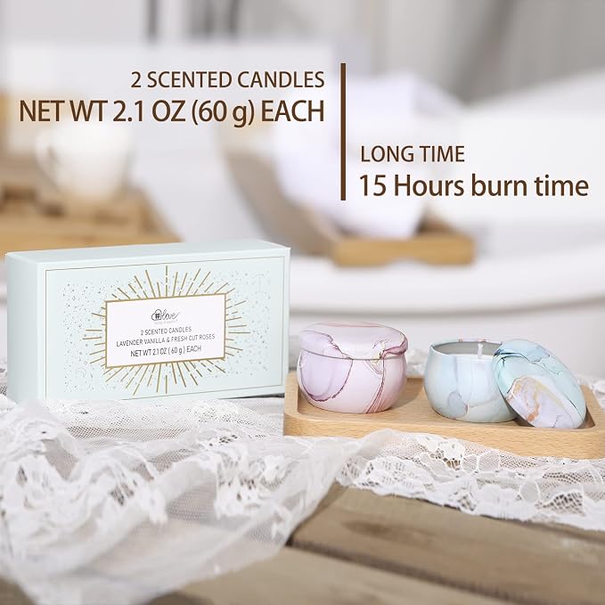 2-Pack Soy Candles Gift Set - Image 3