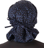 Sparkling EARTH Banded Bouffant Surgical Scrub Ponytail Working Caps and - Image 2