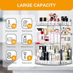 Makeup Organizer 360 Degree Rotating 7 Adjustable Layers Large Capacity - Image 3