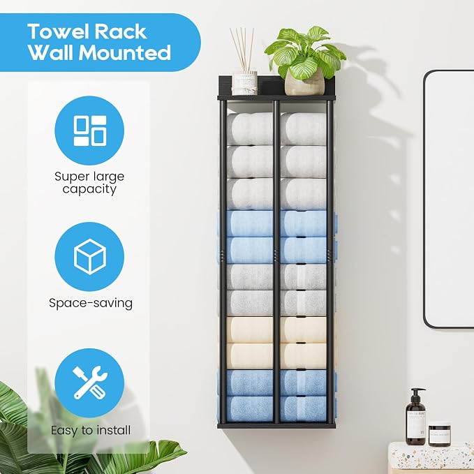 Towel Racks for Bathroom Wall Mounted - Image 3