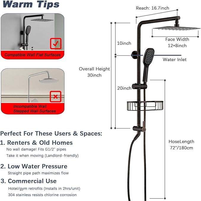SonTiy Rain Shower Head System - Image 2