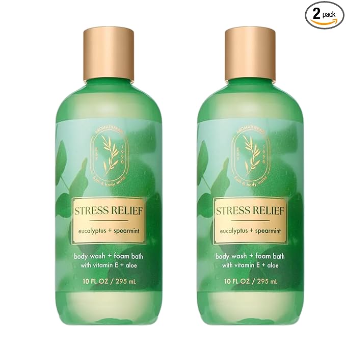 Bath & Body Works Eucalyptus Spearmint Body Wash & Foam Bath, Aromatherapy by BathBodyWorks
