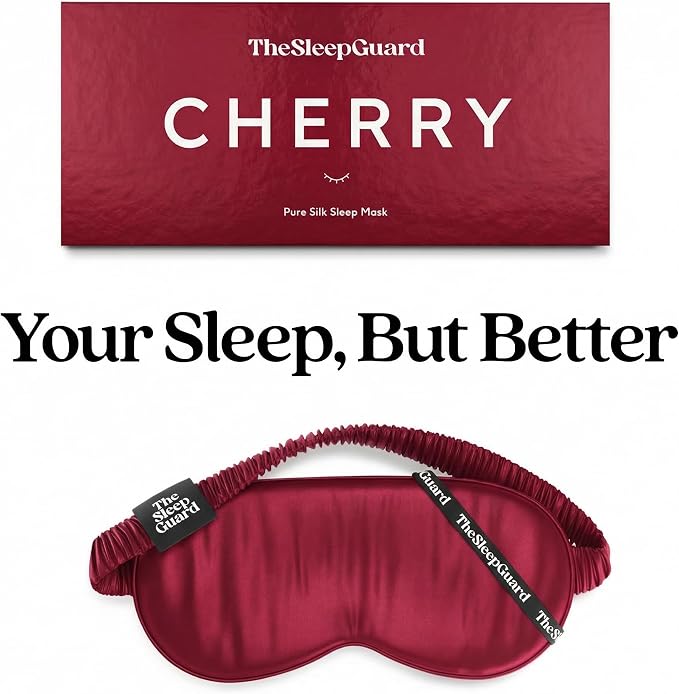 TheSleepGuard Pure Silk Sleep Mask Light Blocking Travel Essentials. Eye Masks - Image 6