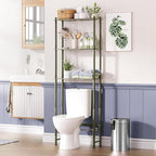 AmazerBath Bamboo Over The Toilet Storage Shelf, 3-Tier Over Toilet Bathroom by AmazerBath