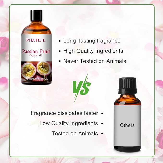PHATOIL 3.38FL.OZ Passion Fruit Fragrance Oils - Image 4