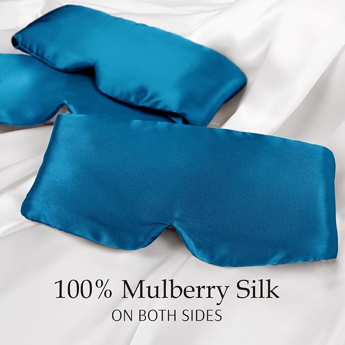 Zenssia 100% Mulberry Silk Sleep Mask Eye Mask - Image 2