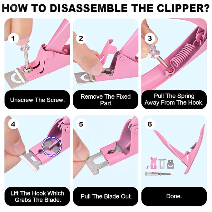 Light Pink Premium Nail Clippers - Image 8