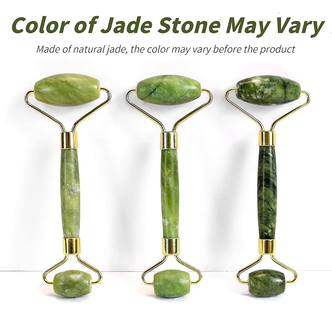huefull Genuine Jade Roller & Gua Sha Set - Image 8