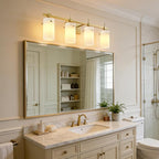 SOLFART Bathroom Light Fixtures, 4 Light Vanity Lights - Image 4