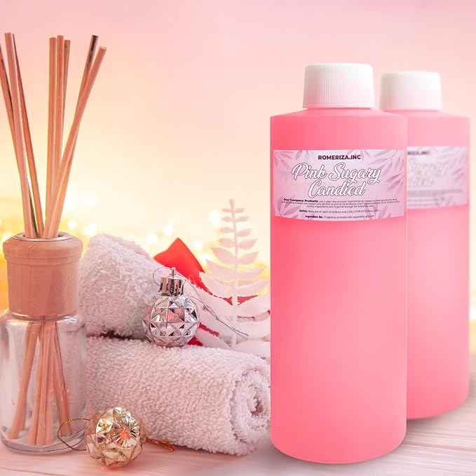 Pink Sugary Candied Natural Fragrance Body Oil - Image 7