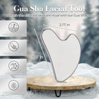 Stainless Steel Gua Sha Facial Tools | Premium Face & Body Massage Scraper - Image 2