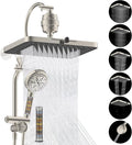 Hibbent 5-spray Dual Filtered Rainfall Shower Head Combo, High Pressure 13'' by Hibbent