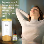 GuruNanda Lemongrass Essential Oil, 100% Pure, Natural and Undiluted Diffuser - Image 6