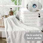 SmoothNovelty 16 Pack Microfiber Bath Towels Bulk 27'' x 60'' Oversized Size - Image 4