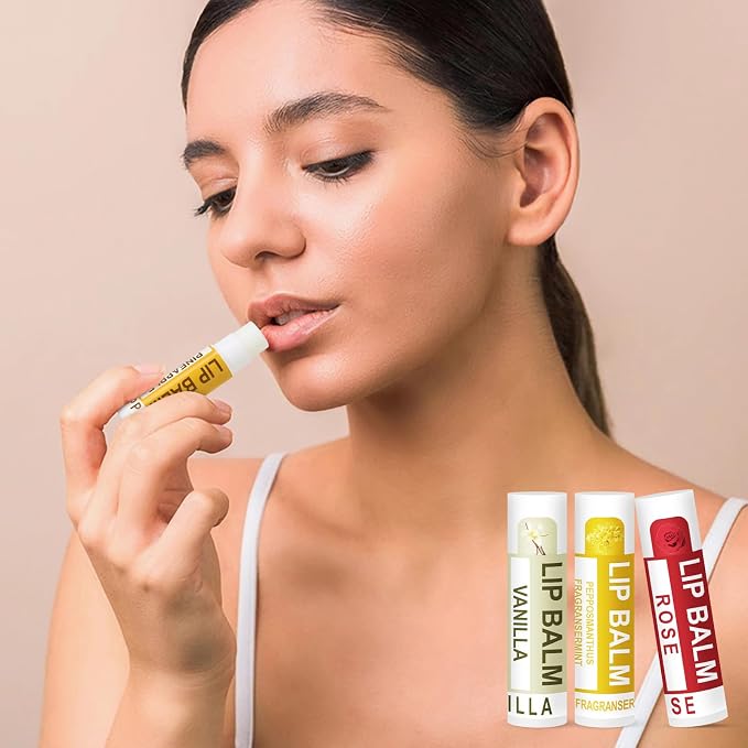 DMSKY 120 Pack Lip Balm, Natural Lip Balm Bulk - Image 5