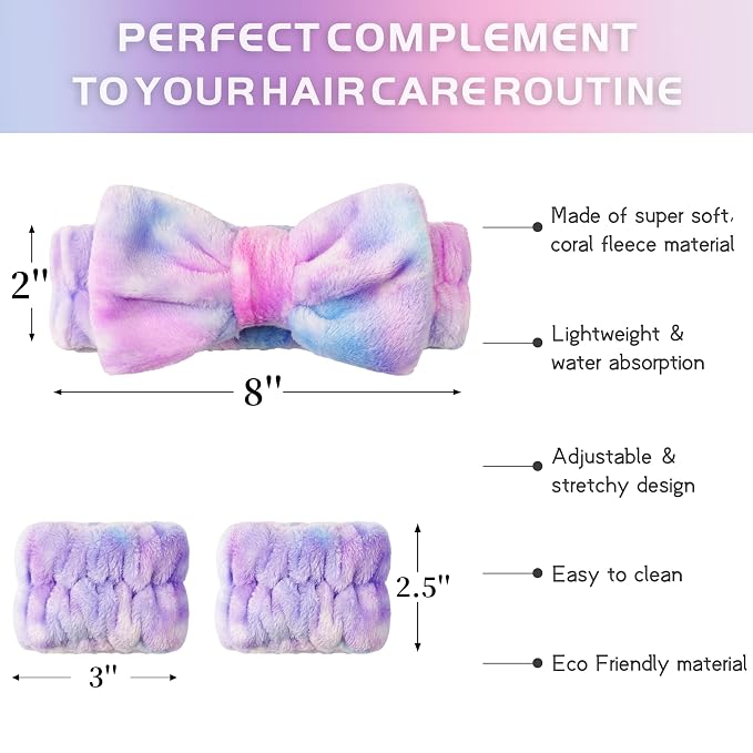 Ayesha Spa Headband and Wristband Set - Image 3