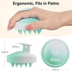 HEETA Scalp Massager Hair Growth, Soft Silicone Scalp Scrubber Shampoo Brush - Image 7