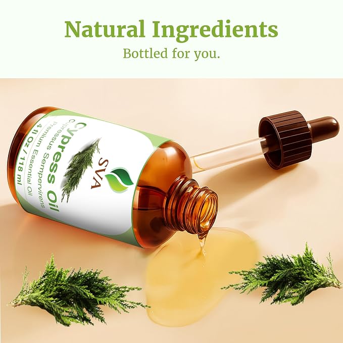 SVA Cypress Essential Oil – 4 Fl Oz – 100% Natural Cypress Oil - Image 8