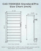 Foldable Heated Towel Rack, Dual-Zone Electric Towel Warmer Rack - Image 7